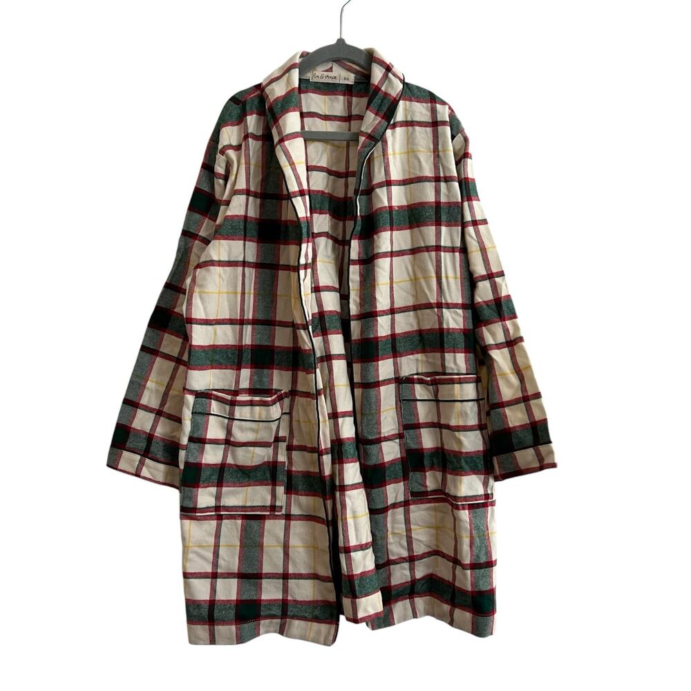 Fin & Vince plaid robe (8/9)